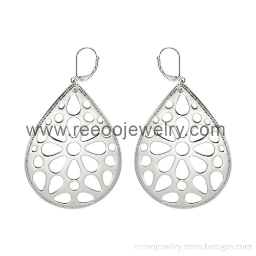 Nickle&Lead Free 925 Silver Drop Earring